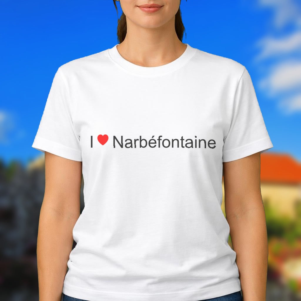 T-shirt I love narbéfontaine