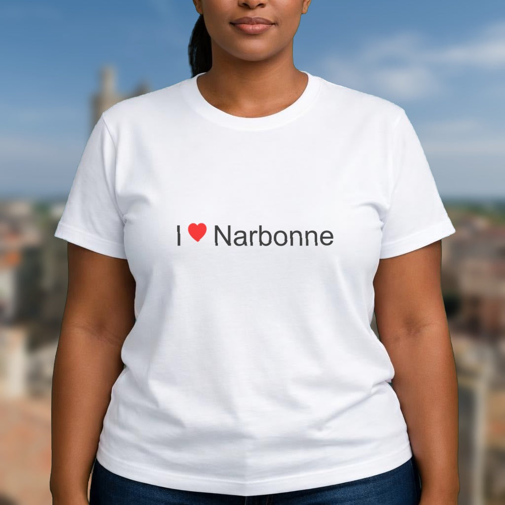 T-shirt I love narbonne