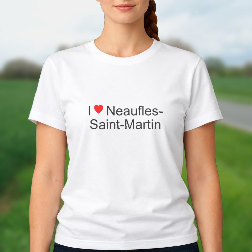 T-shirt I love neaufles-saint-martin