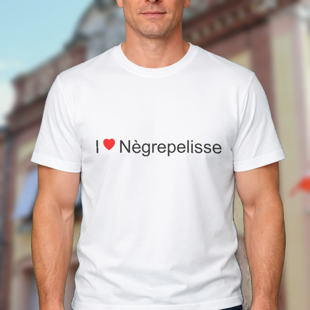 T-shirt I love nègrepelisse