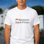 T-shirt I love nempont-saint-firmin