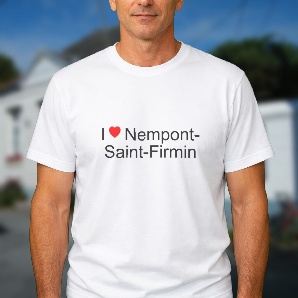 T-shirt I love nempont-saint-firmin