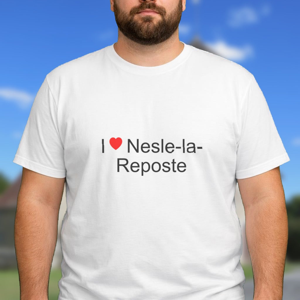 T-shirt I love nesle-la-reposte