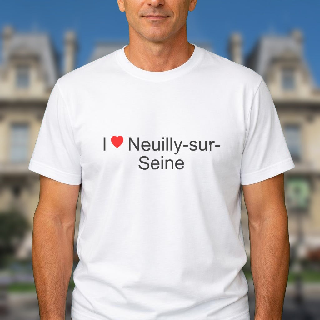 T-shirt I love neuilly-sur-seine