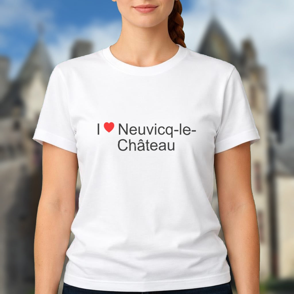 T-shirt I love neuvicq-le-château