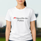 T-shirt I love neuville-de-poitou