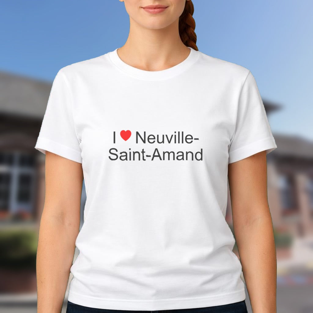 T-shirt I love neuville-saint-amand