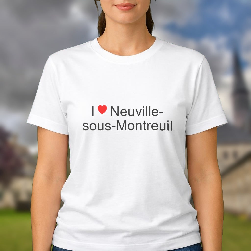 T-shirt I love neuville-sous-montreuil