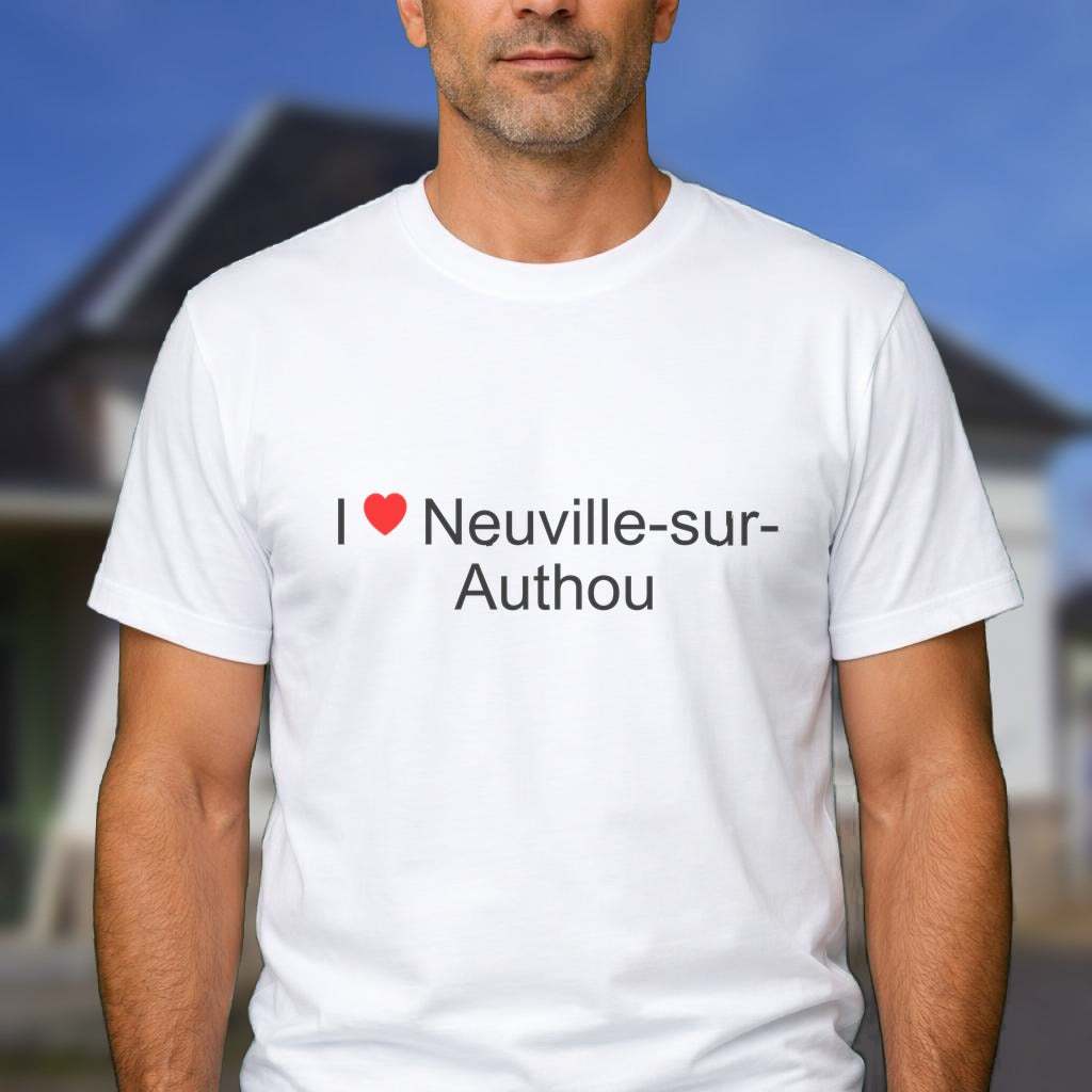 T-shirt I love neuville-sur-authou