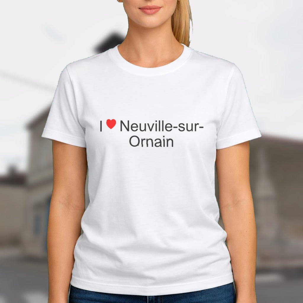 T-shirt I love neuville-sur-ornain