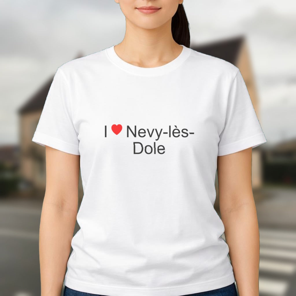 T-shirt I love nevy-lès-dole