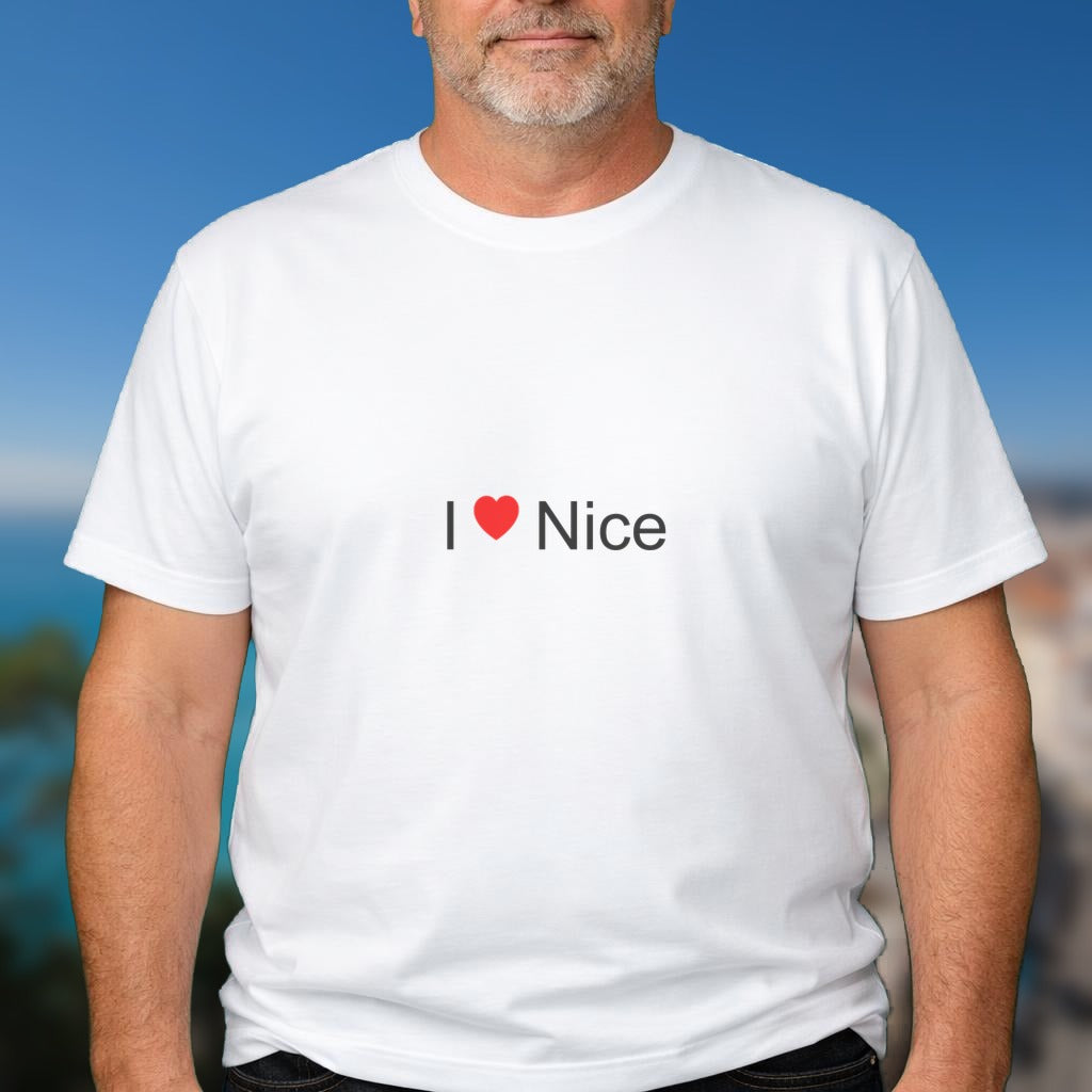 T-shirt I love Nice - souvenir Alpes-Maritimes (1)