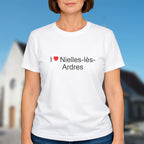 T-shirt I love nielles-lès-ardres