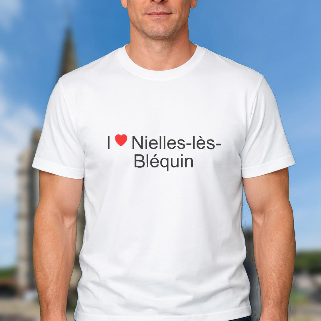 T-shirt I love nielles-lès-bléquin