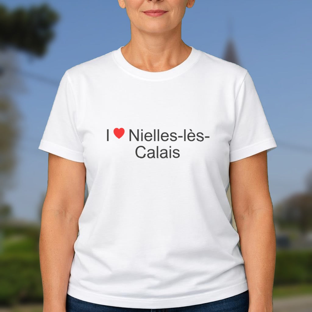 T-shirt I love nielles-lès-calais