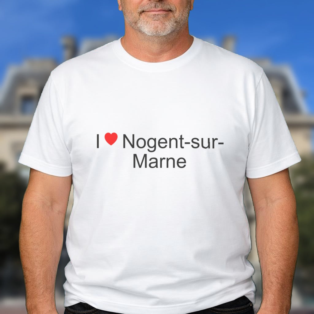 T-shirt I love nogent-sur-marne