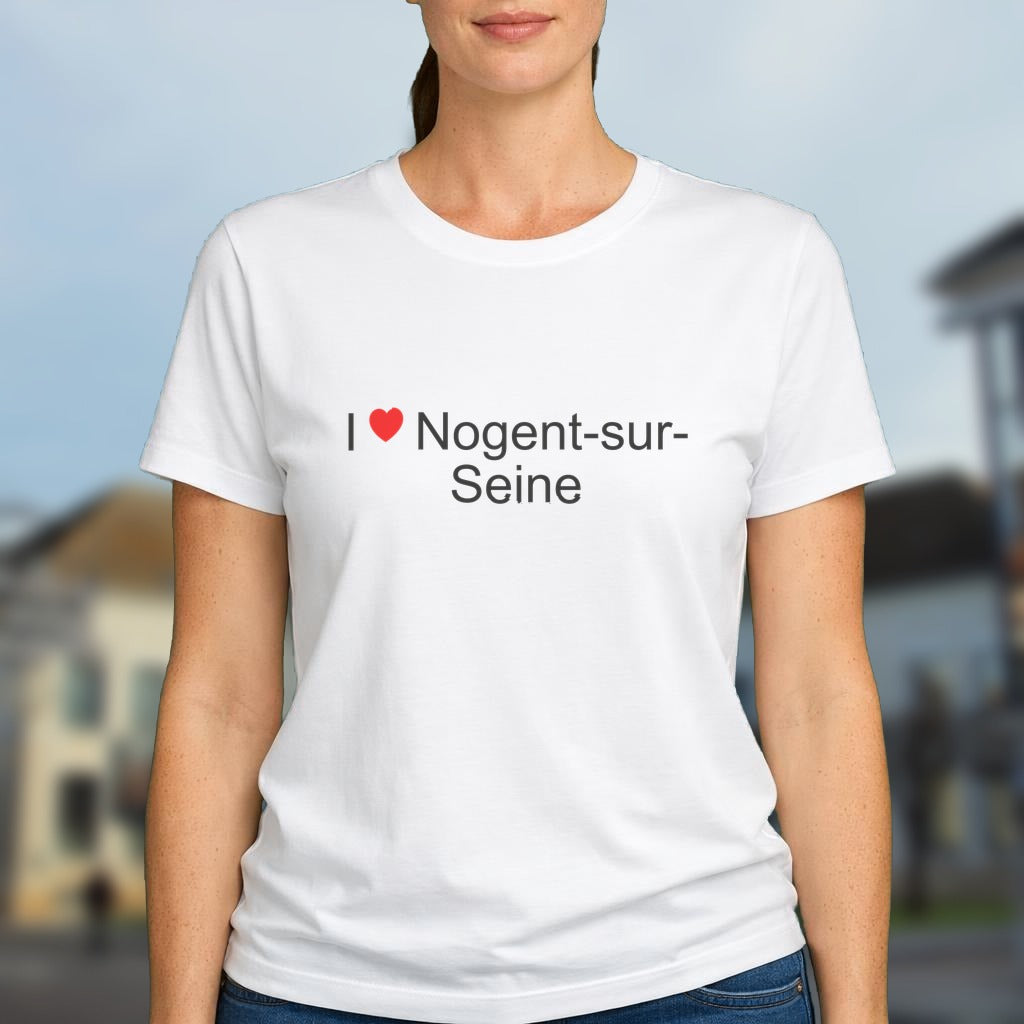 T-shirt I love nogent-sur-seine