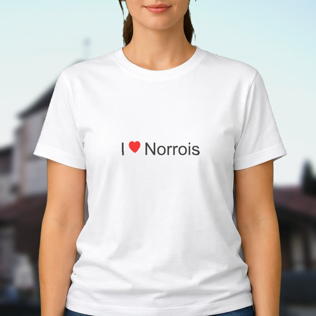 T-shirt I love norrois