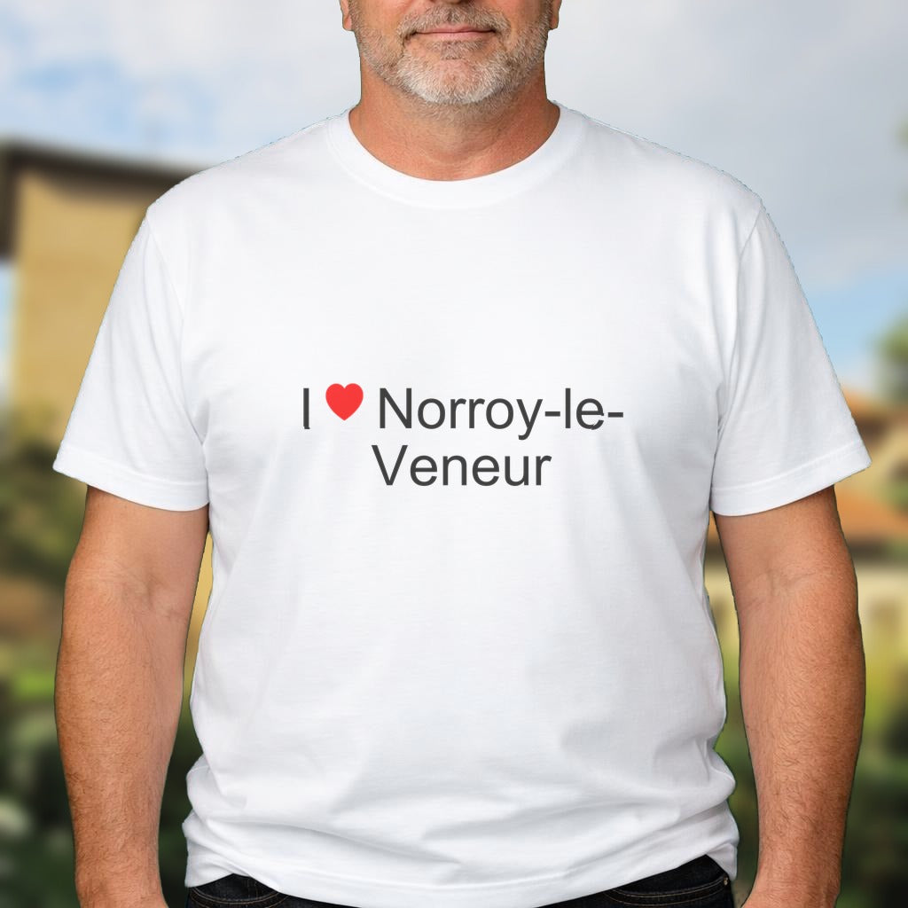 T-shirt I love norroy-le-veneur