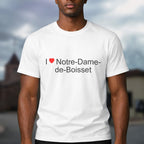 T-shirt I love notre-dame-de-boisset
