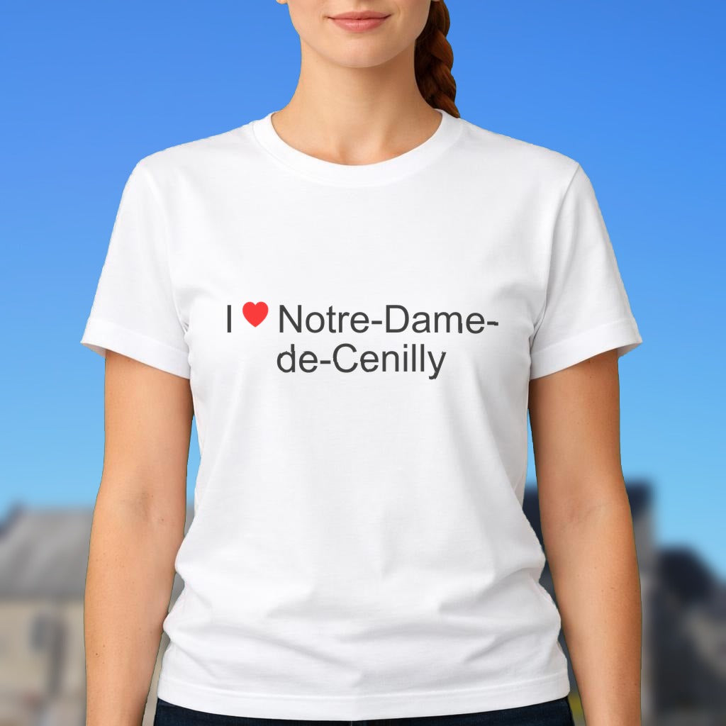 T-shirt I love notre-dame-de-cenilly