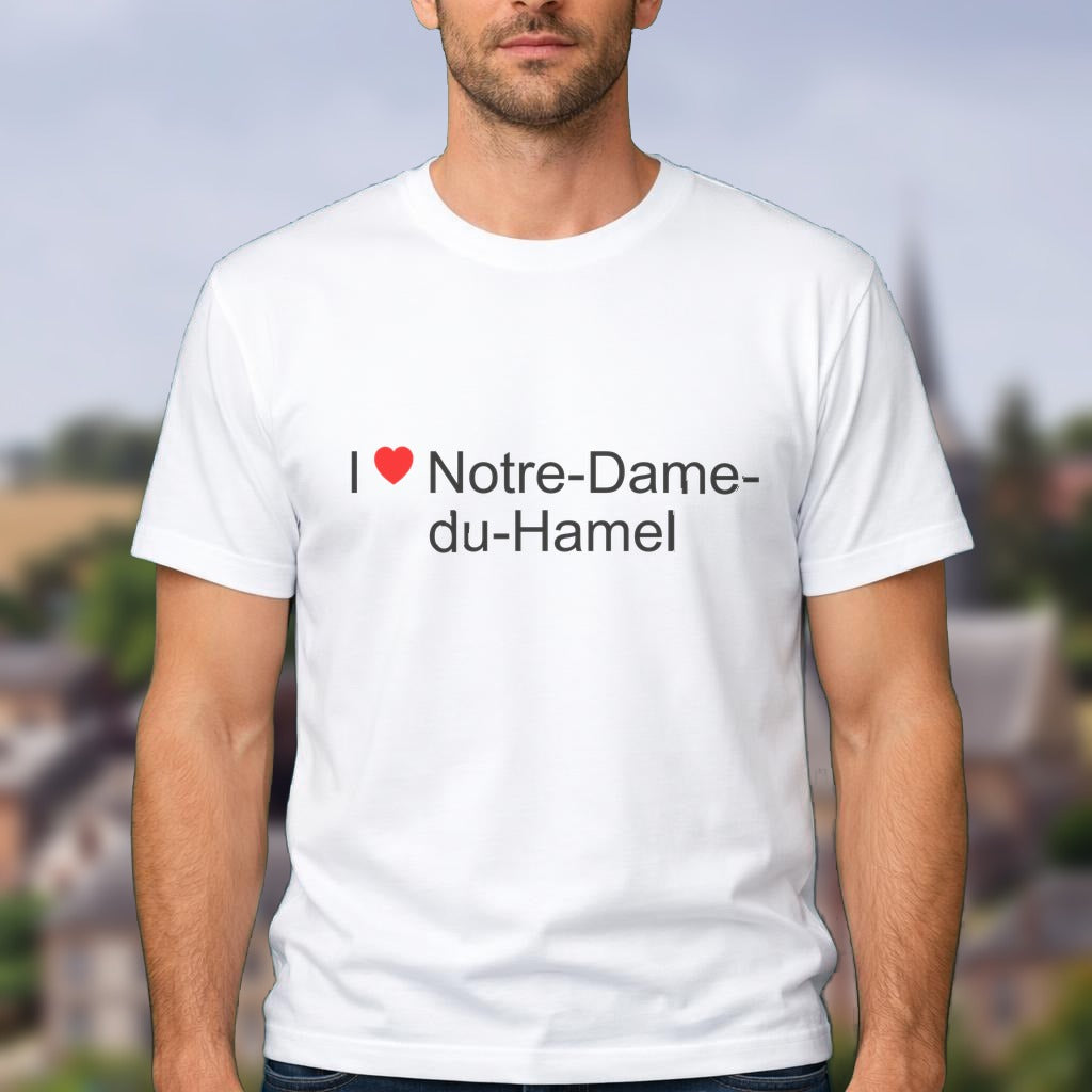 T-shirt I love notre-dame-du-hamel