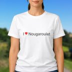 T-shirt I love nougaroulet