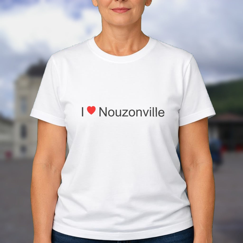 T-shirt I love nouzonville