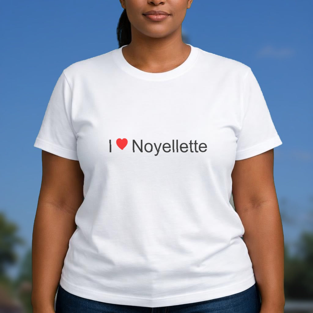 T-shirt I love noyellette