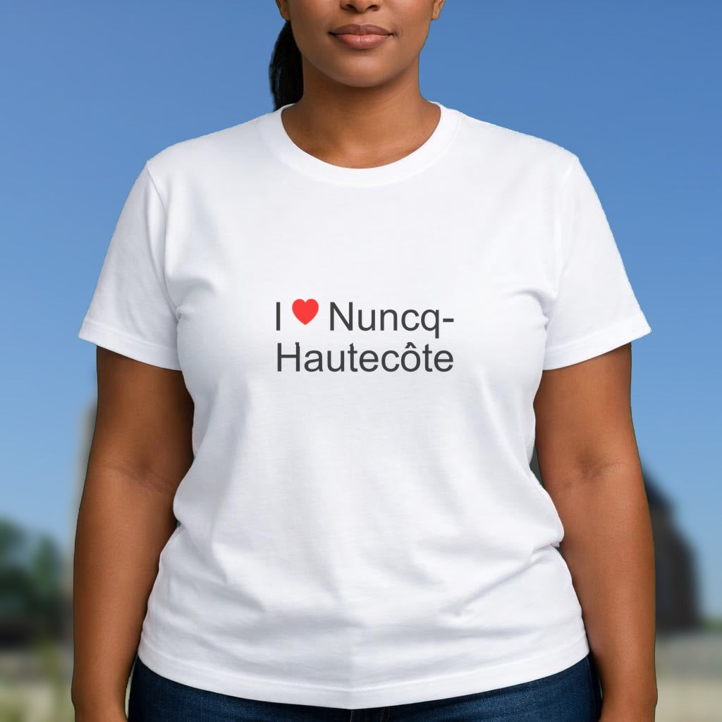 T-shirt I love nuncq-hautecôte