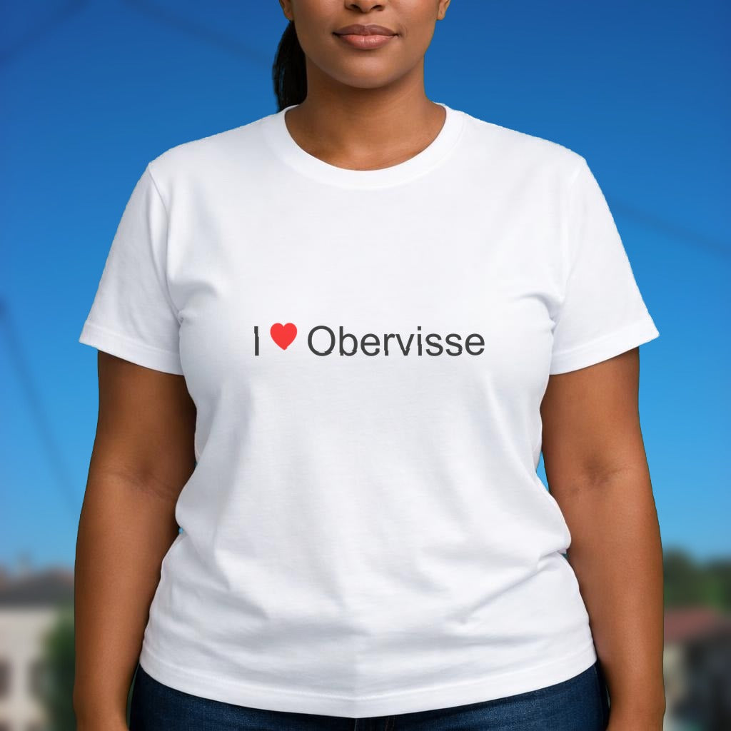 T-shirt I love obervisse