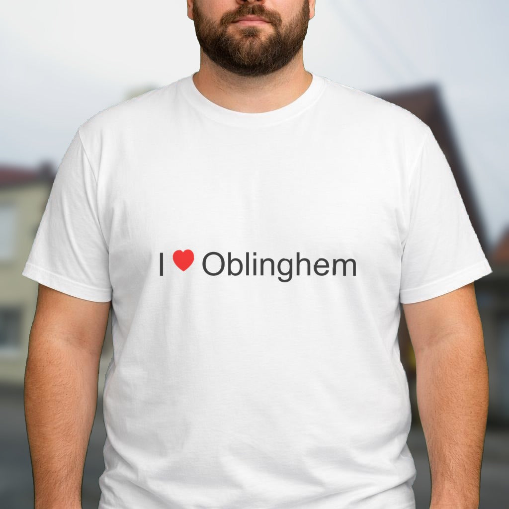 T-shirt I love oblinghem