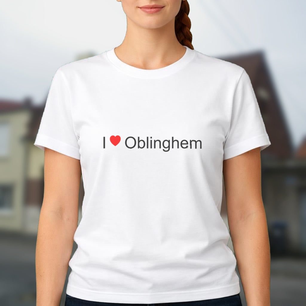 T-shirt I love oblinghem
