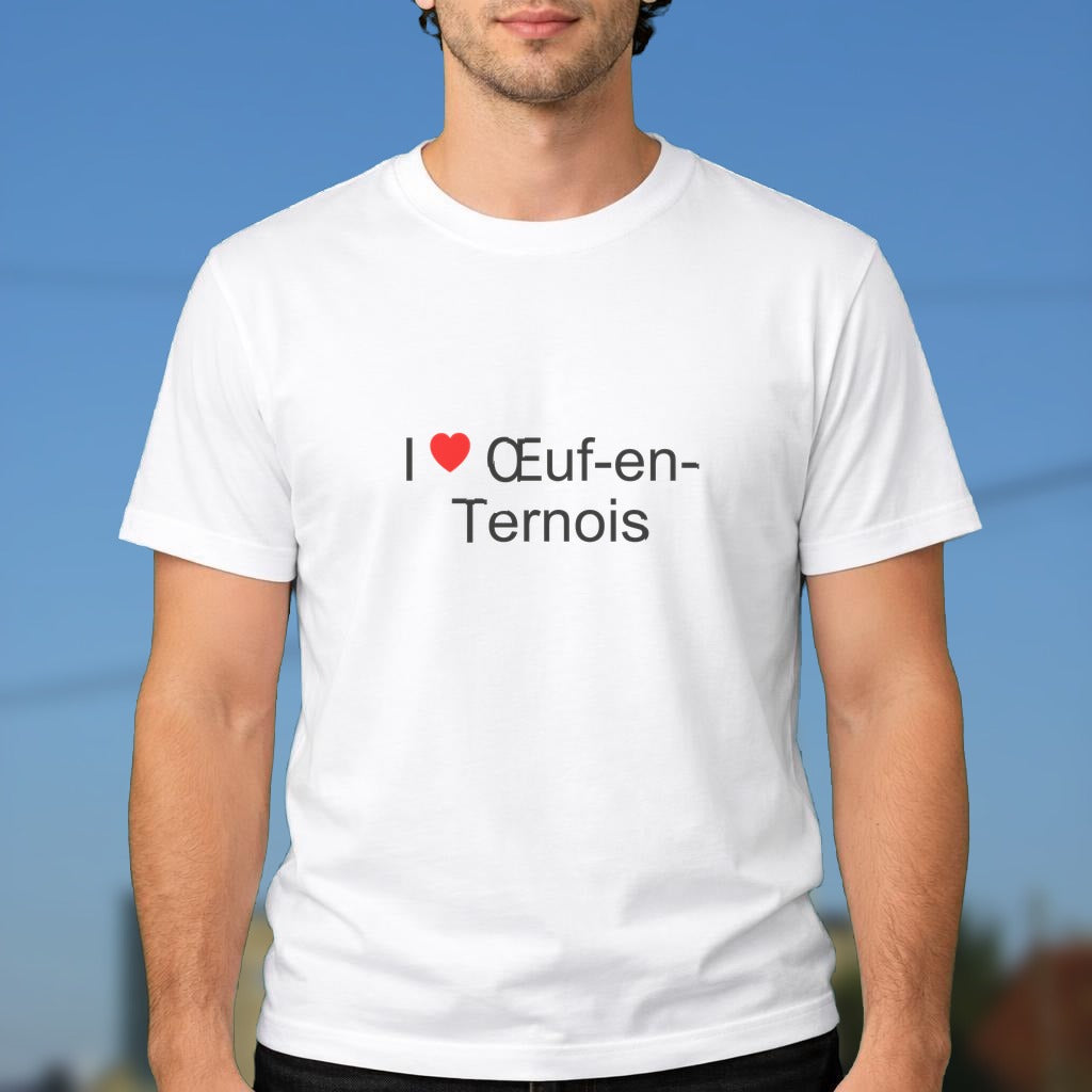 T-shirt I love œuf-en-ternois