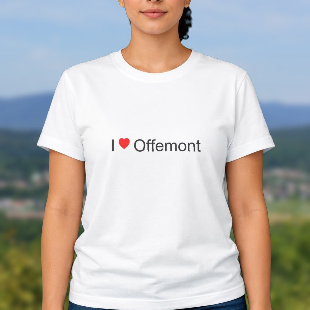 T-shirt I love offemont