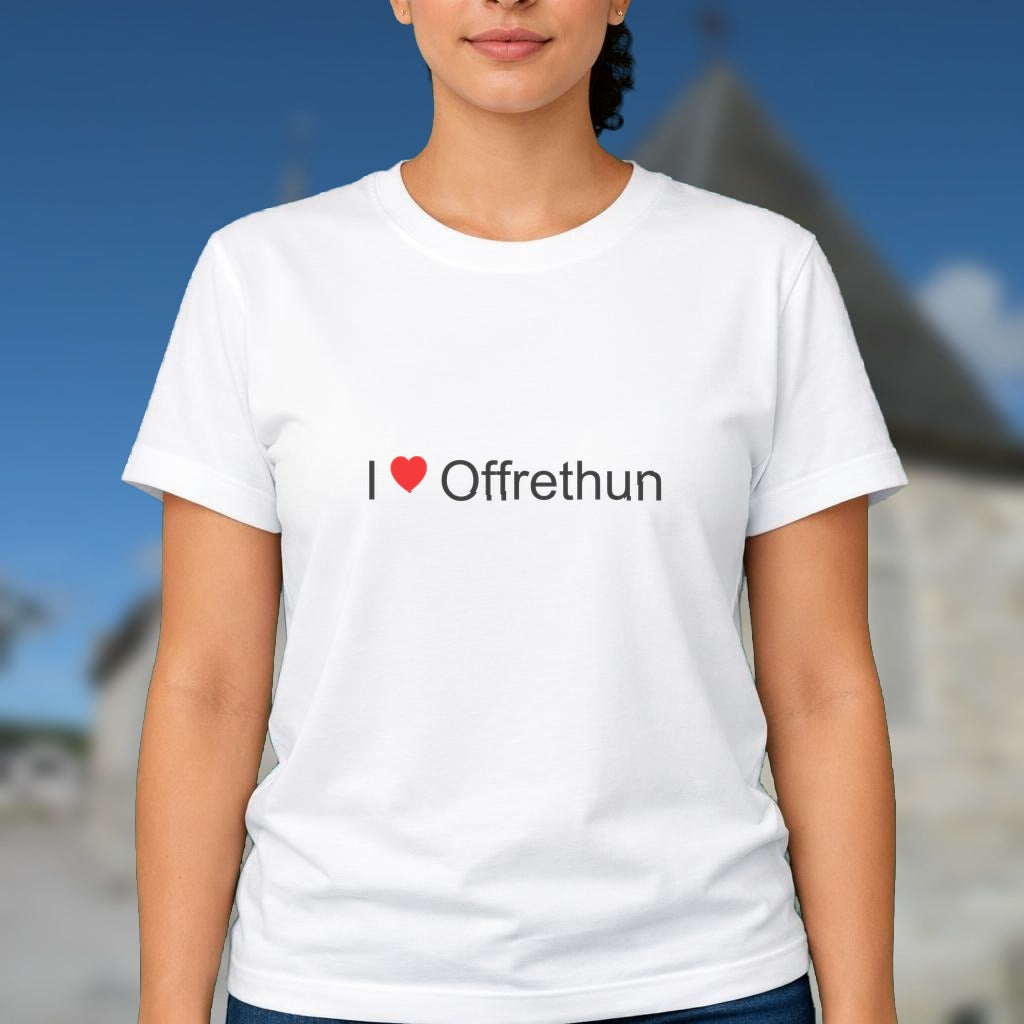 T-shirt I love offrethun