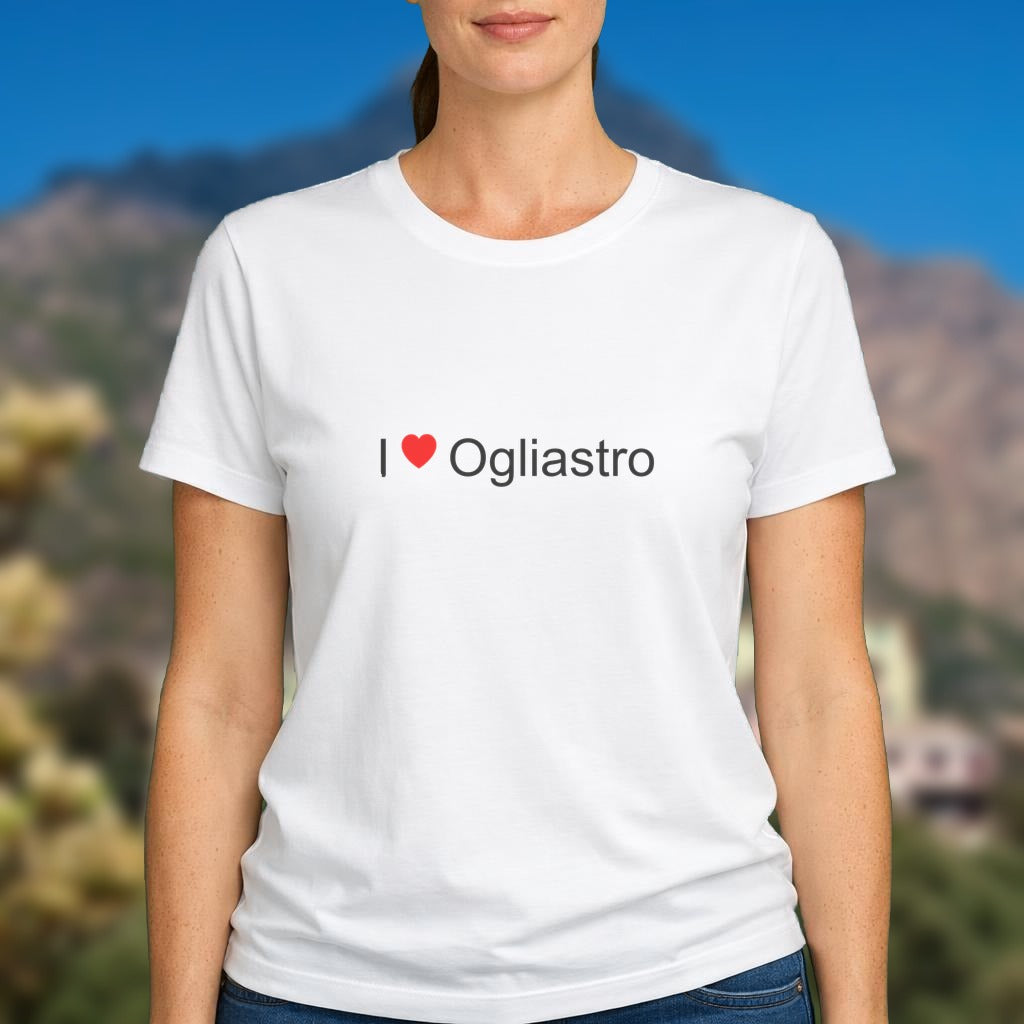 T-shirt I love ogliastro