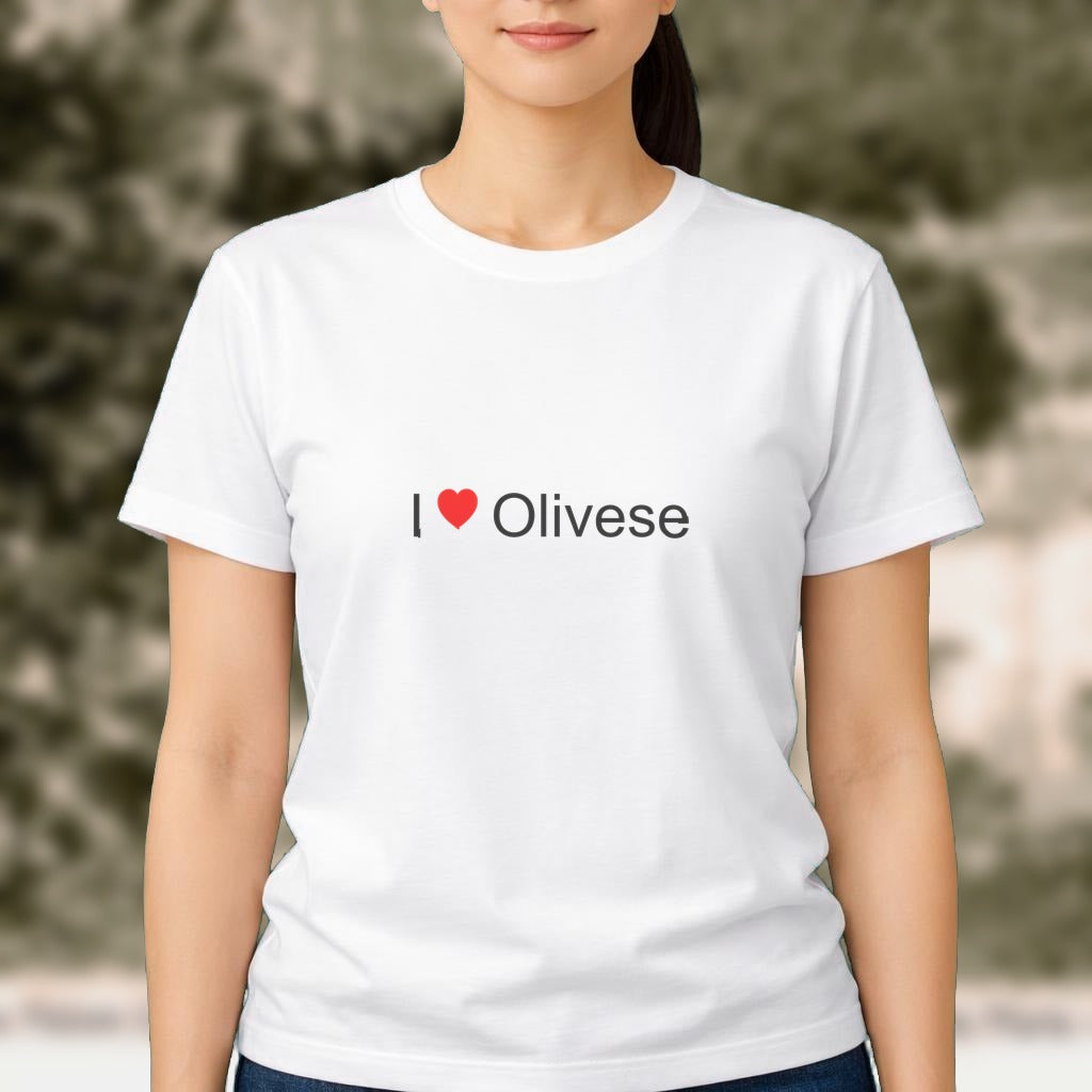 T-shirt I love olivese