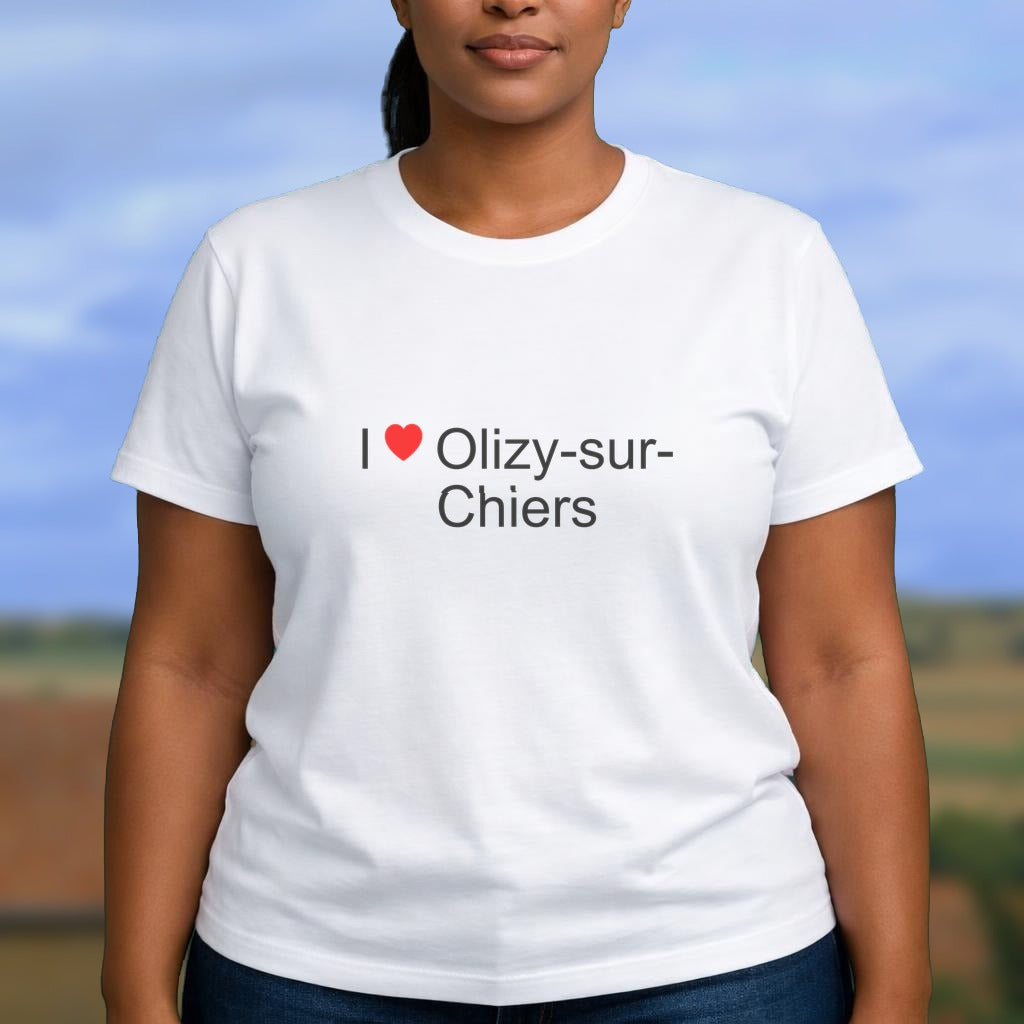 T-shirt I love olizy-sur-chiers