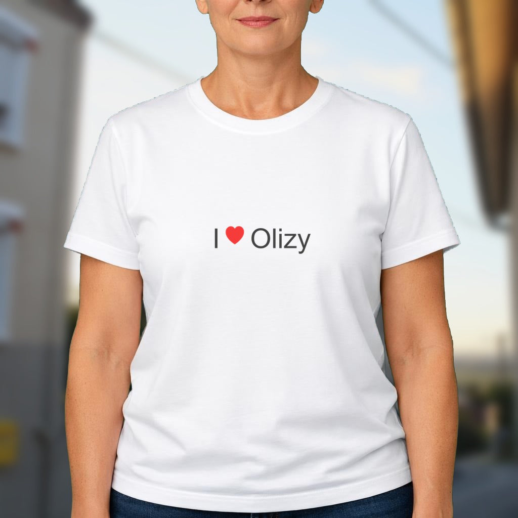 T-shirt I love olizy