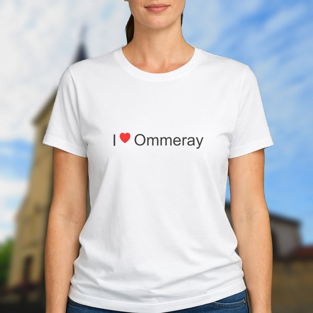 T-shirt I love ommeray