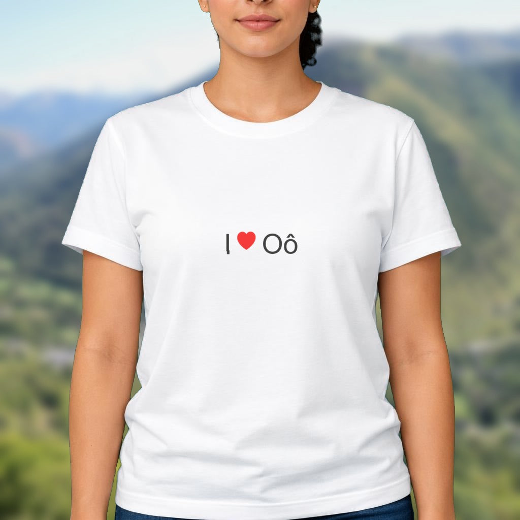 T-shirt I love oô