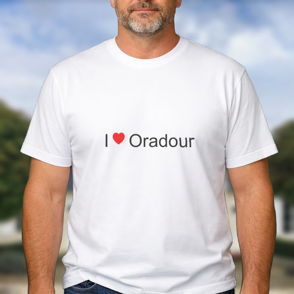 T-shirt I love oradour