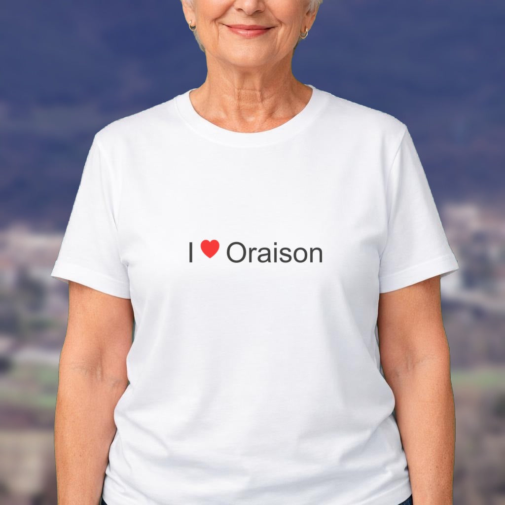 T-shirt I love oraison