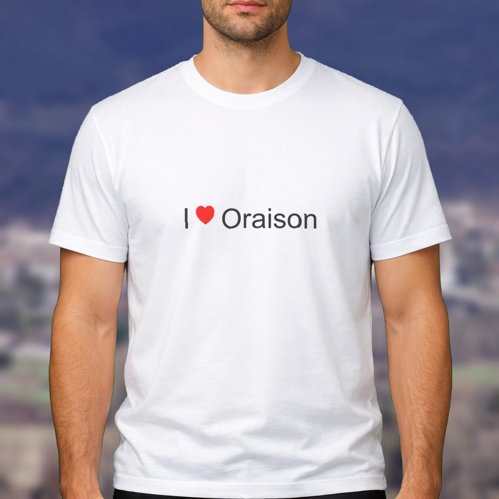 T-shirt I love oraison