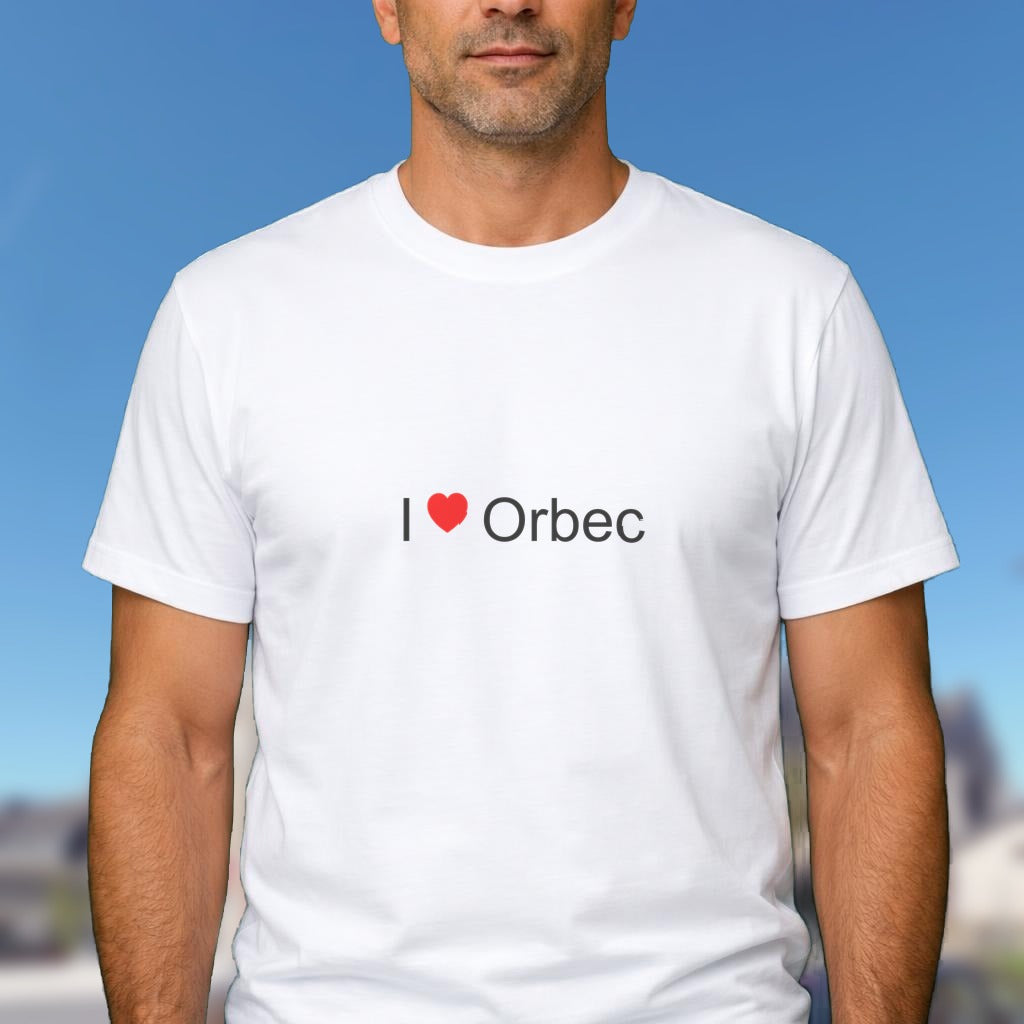 T-shirt I love orbec