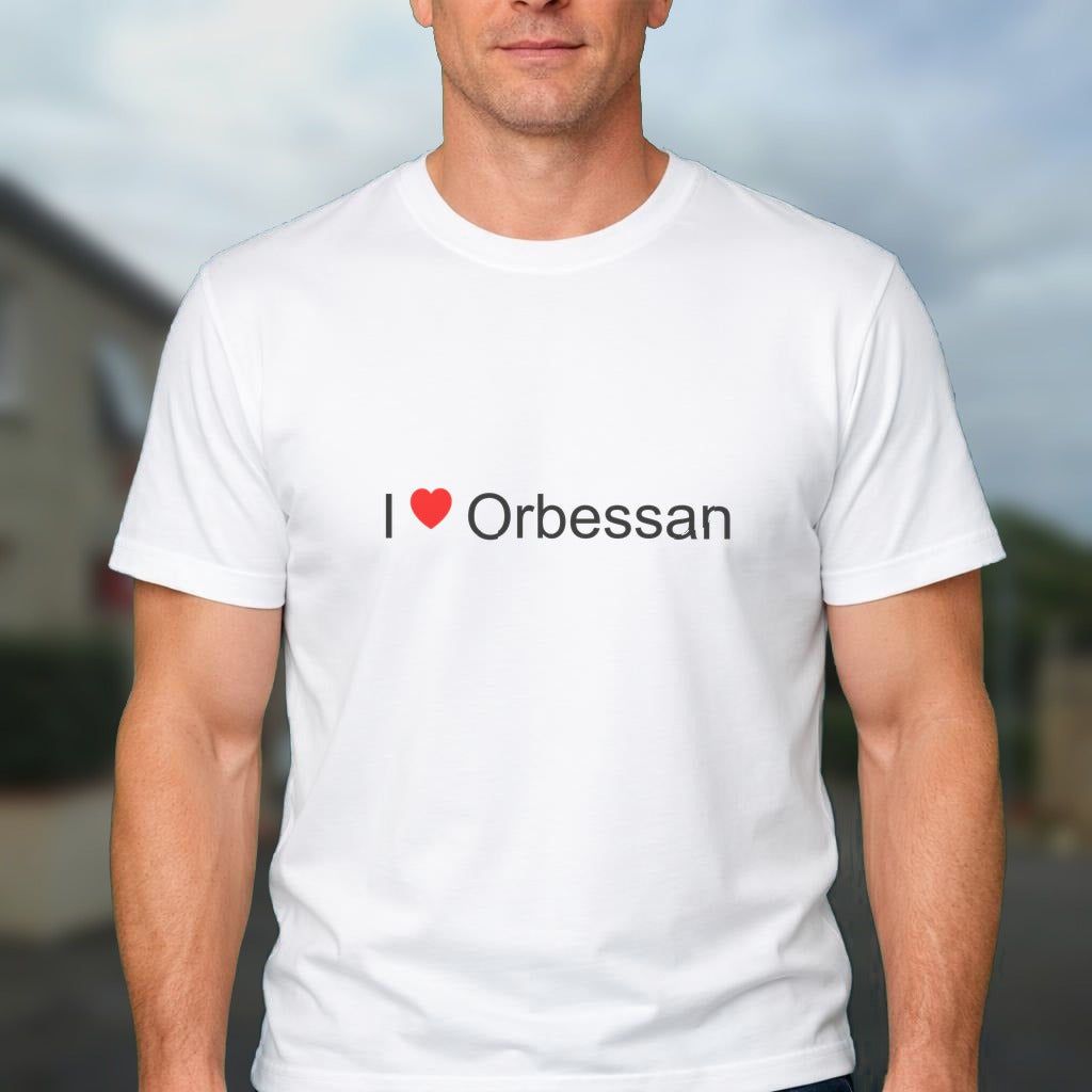 T-shirt I love orbessan