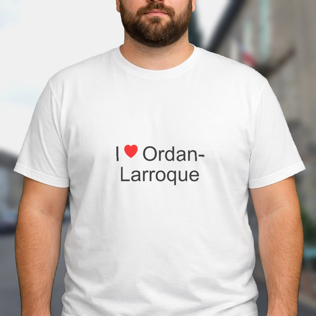 T-shirt I love ordan-larroque