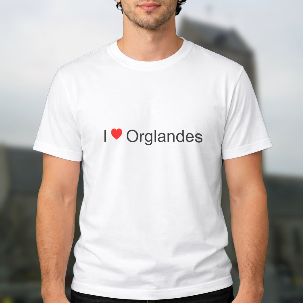 T-shirt I love orglandes