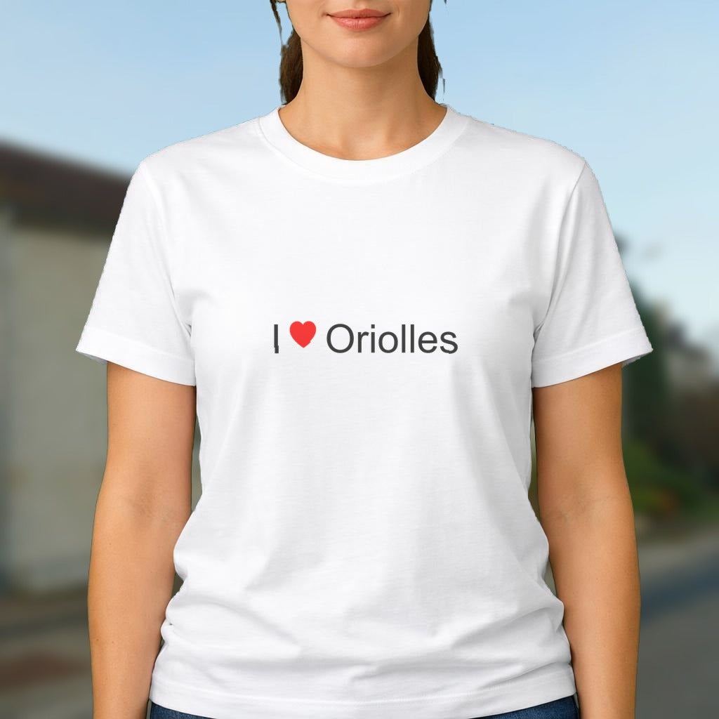 T-shirt I love oriolles